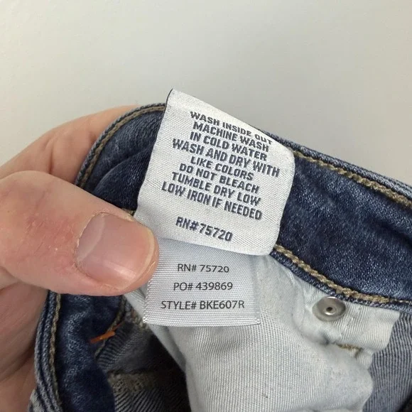 BKE Payton Jeans Womens 29x31.5 Blue Medium Wash Mid Rise Skinny Stretch Denim - Picture 5 of 9